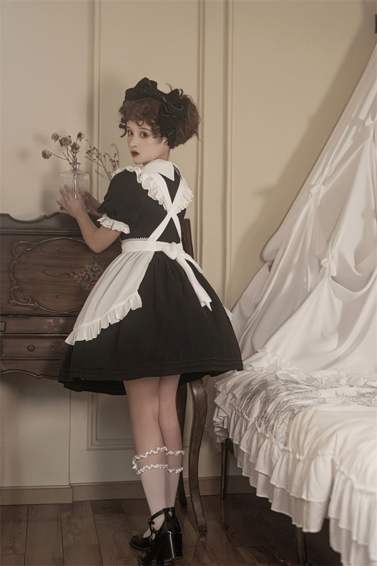 Sweet Alice - Short Sleeves Maid Lolita OP - image 15