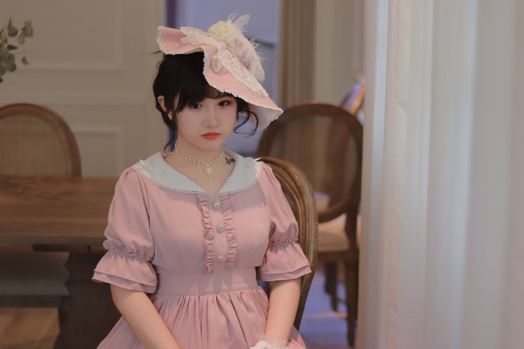 Plus Size Vintage Lolita OP Dress - image 10
