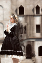 Vintage Elegant Velvet OP Dress - image 29