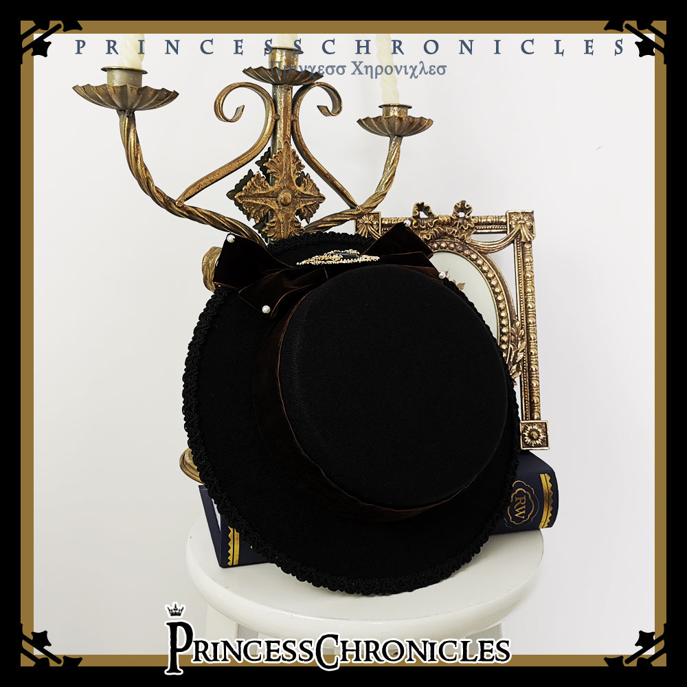 Elegant Bow Lolita Flat Bonnet - image 13