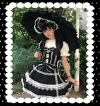 Old Heartache - Cotton Old School Lolita JSK Dress with Bows and Accessories - image 5