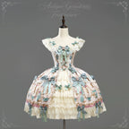 Antique Gem Fragrance - Classic Lolita OP and JSK Dress Sets - image 9