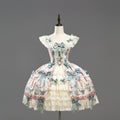 Antique Gem Fragrance Lolita Green JSK Dress Set - image 17