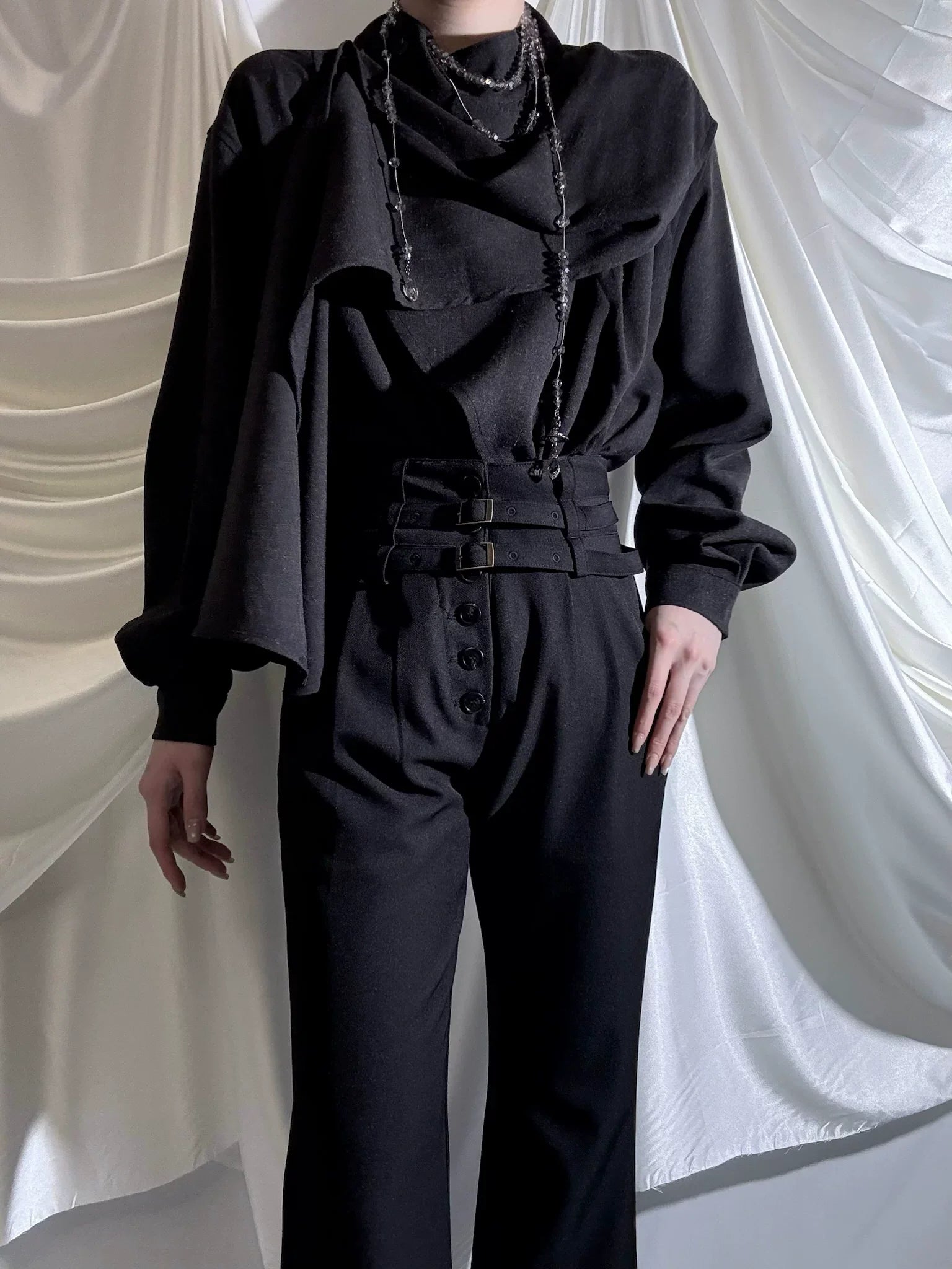 Winter Ouji Fshion Shirt & Pants, Cowl Neck Style - image 2