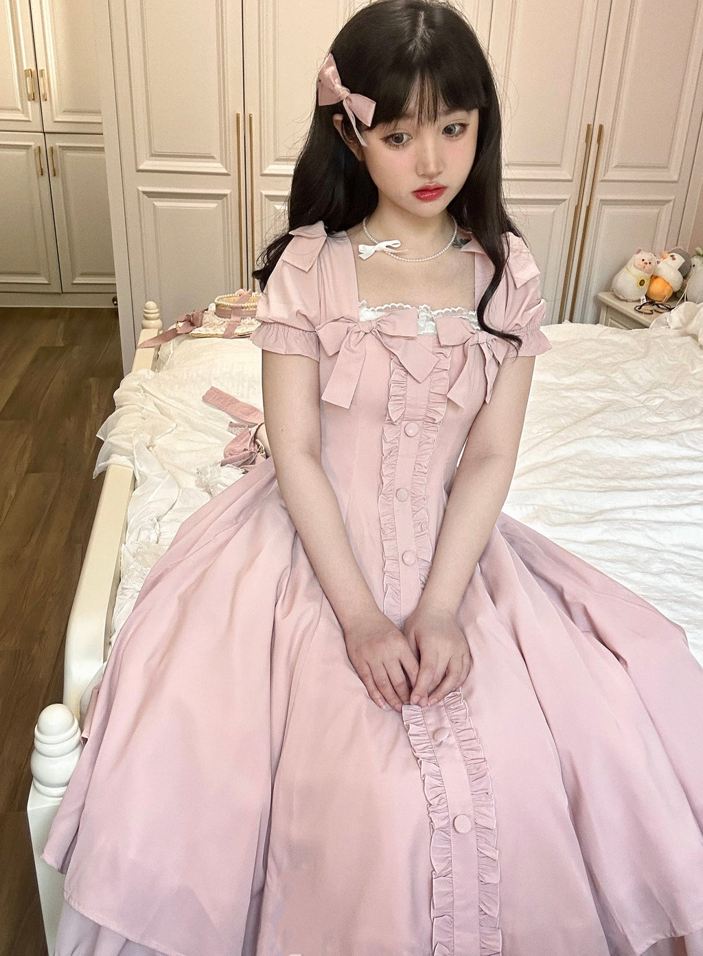 Long Version - Elegant Vintage Lolita OP - image 7