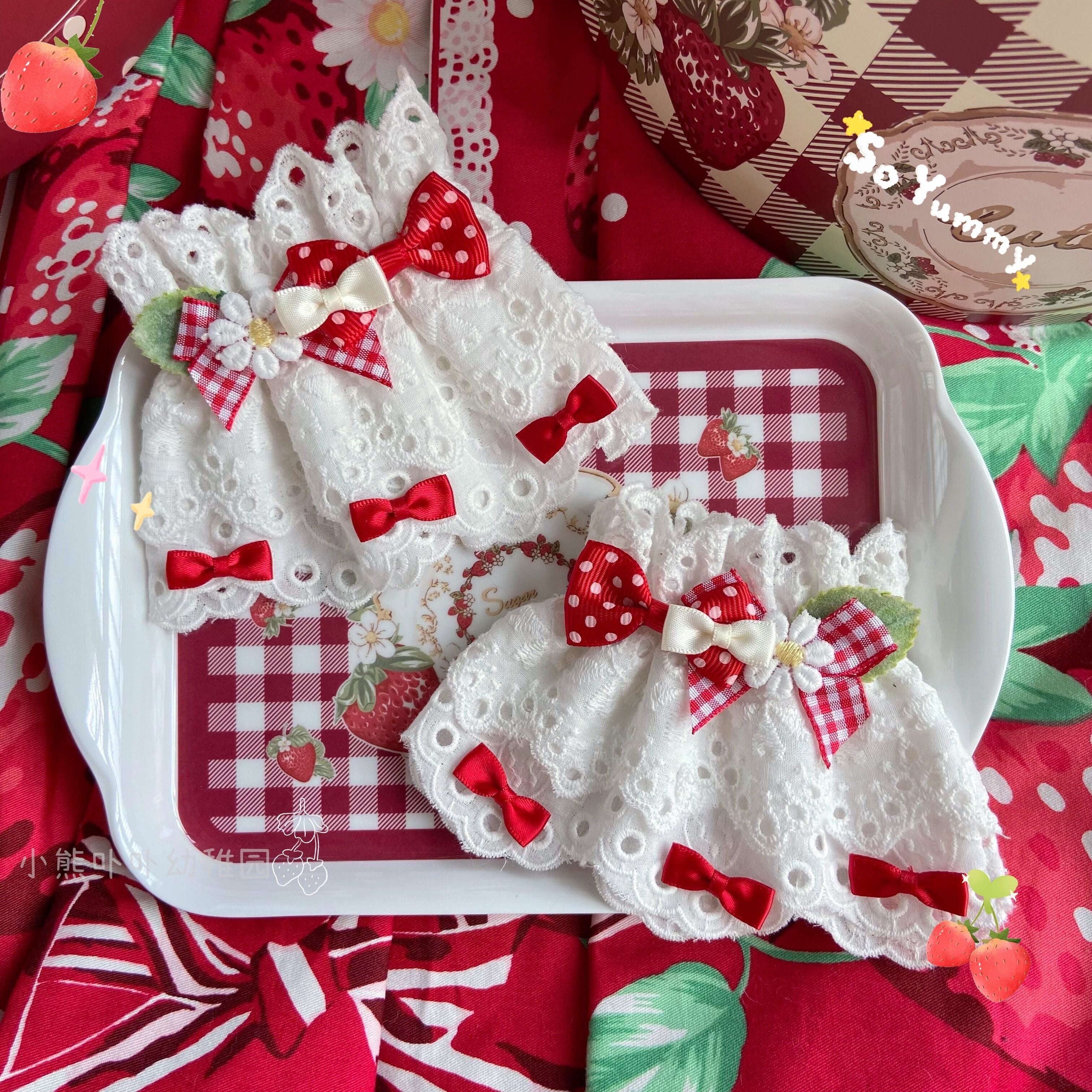 Original Cute Lolita Bow Cuffs - image 13