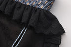 Immortal Bunny's Invitation - High-Waist Ouji Lolita Lantern Shorts, Detachable Straps - image 12