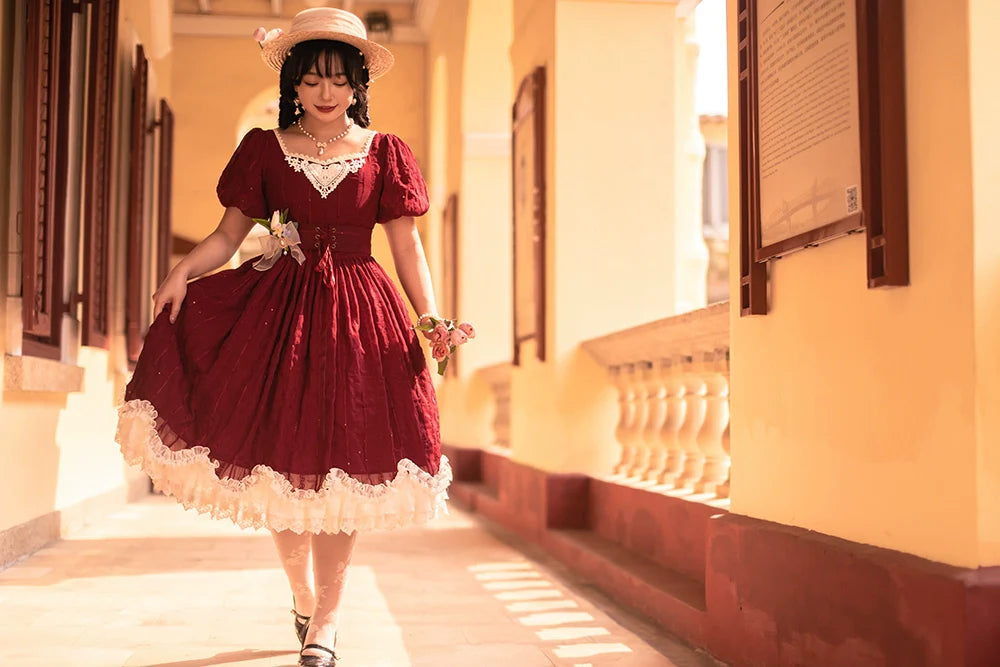Tulip - Classic Lolita Short Sleeve OP Dress - image 33