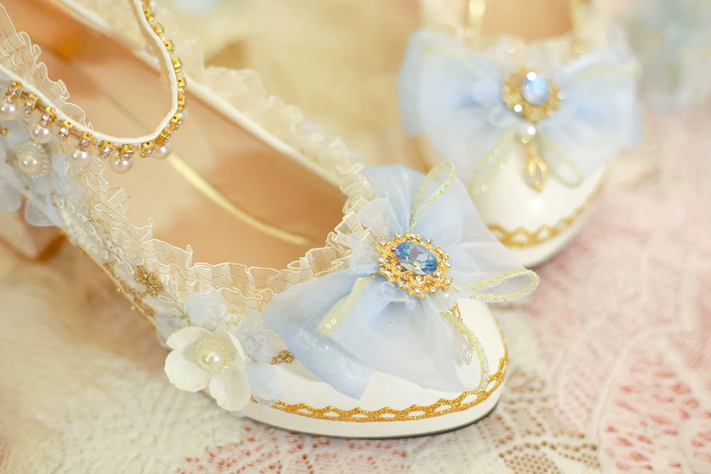 Gorgeous Bridal Lolita Shoes with 3 Heel Heights - image 8