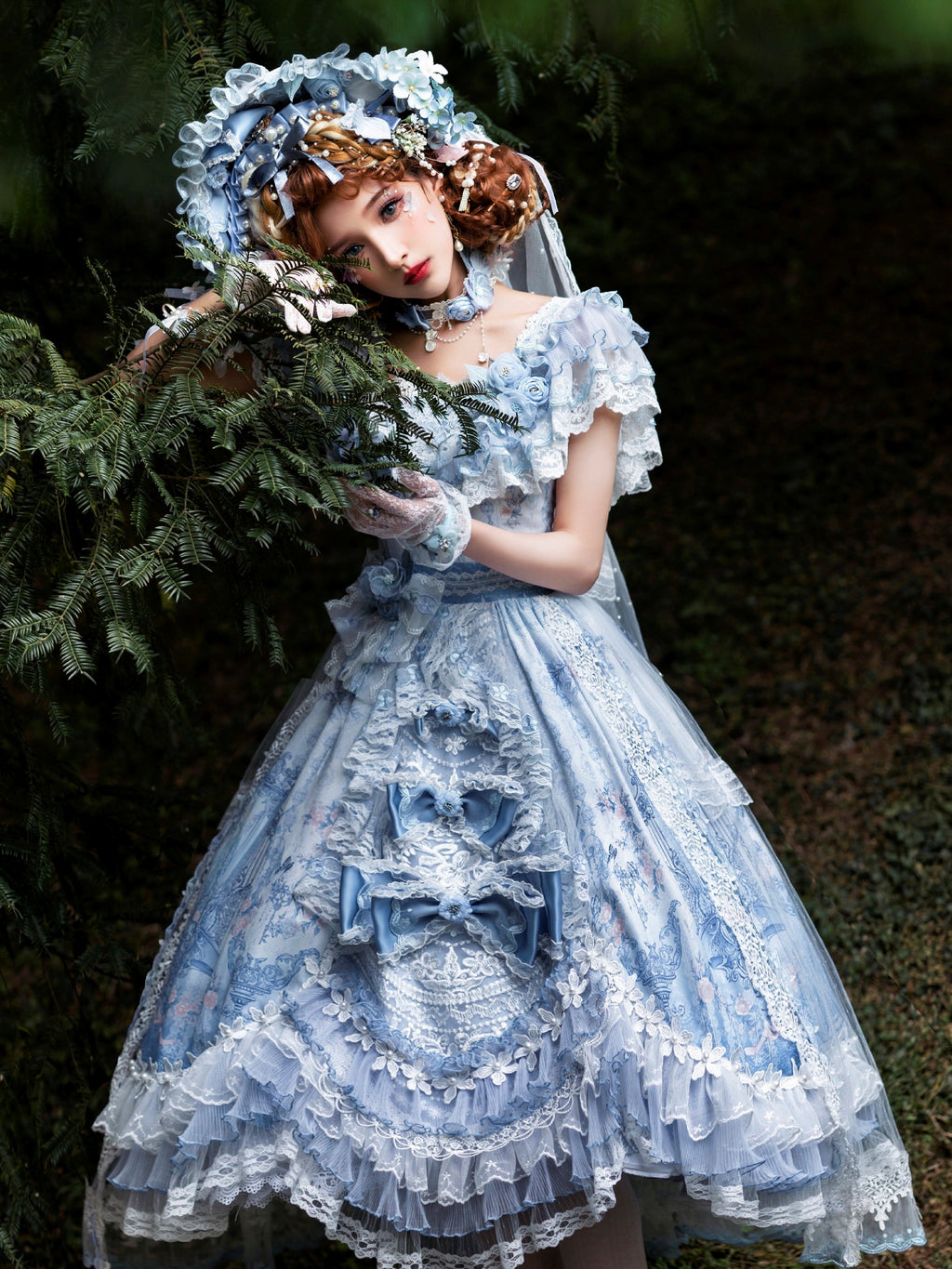 Flower Wedding Lolita JSK Dress - image 2