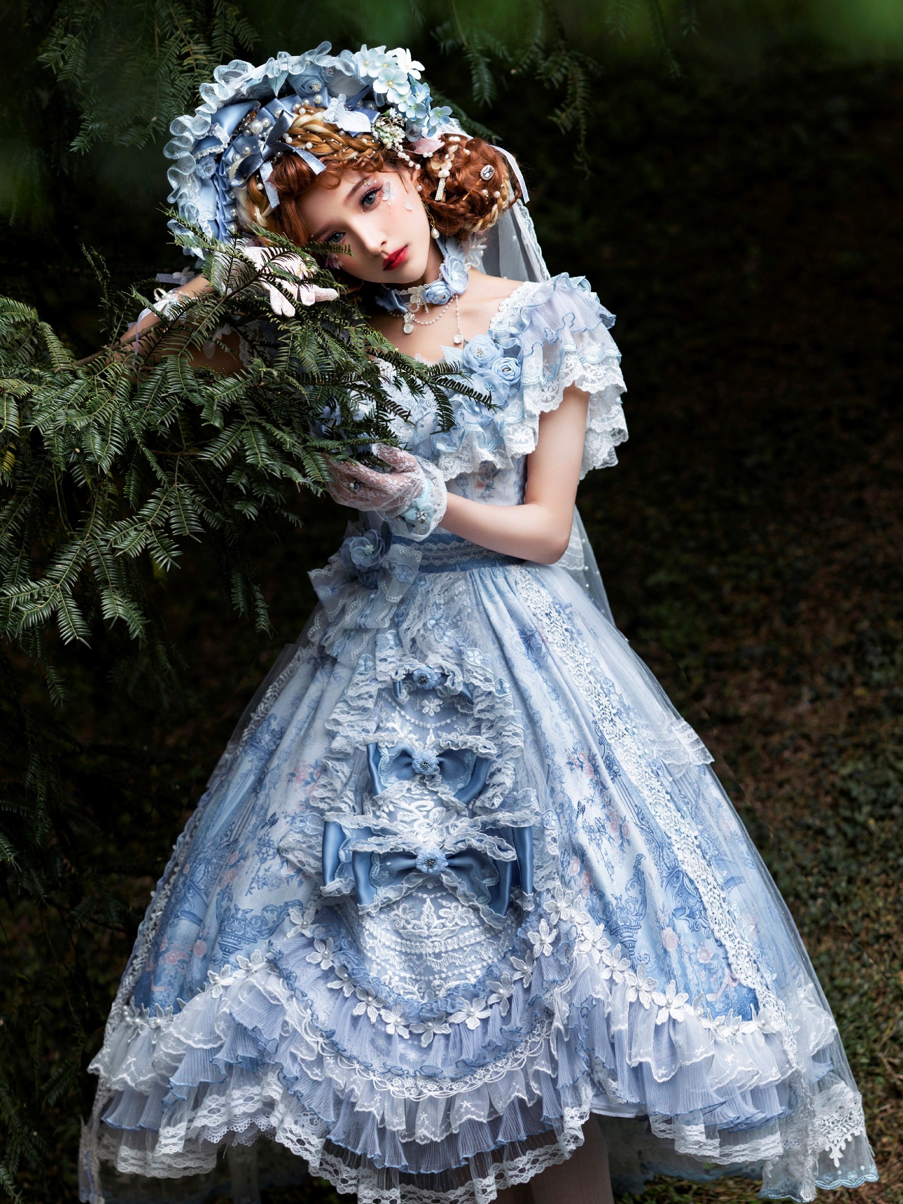 Flower Wedding Lolita JSK Dress - image 2