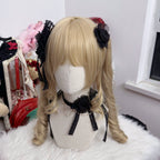 Elegant Lolita Rose Choker Handmade Headdress Set Multicolors - image 17