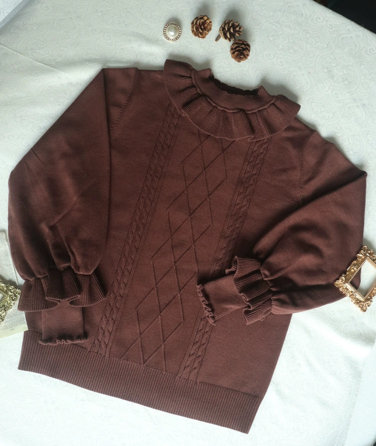 Sweet Lolita Sweater Autumn and Winter Lolita Inner Wear - image 40