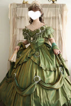 Tana Manor Classic Lolita OP Dress with Floral Decoration - image 14