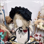 Gothic Lolita Bonnet Pure Cotton Hat Collection - image 8