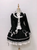 Bunny's Wish - Old School Lolita Coat, Flounce Hem Skirt - image 12