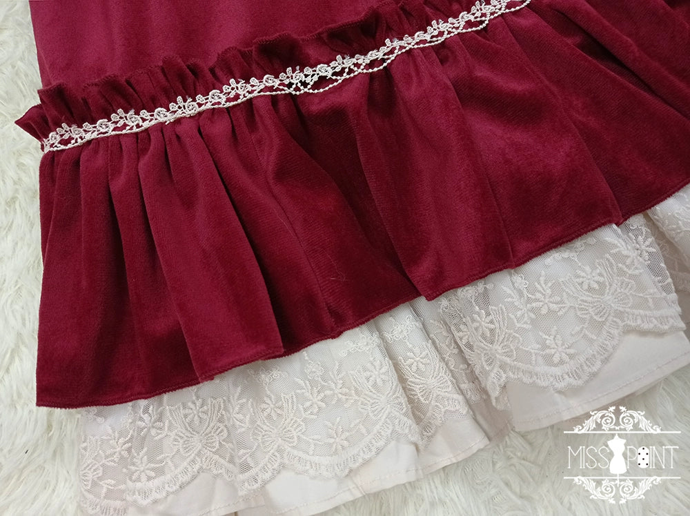 Vintage Elegant Velvet OP Dress - image 71