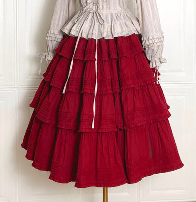 Heidi Cotton Lolita Tiered SK Skirt - image 8