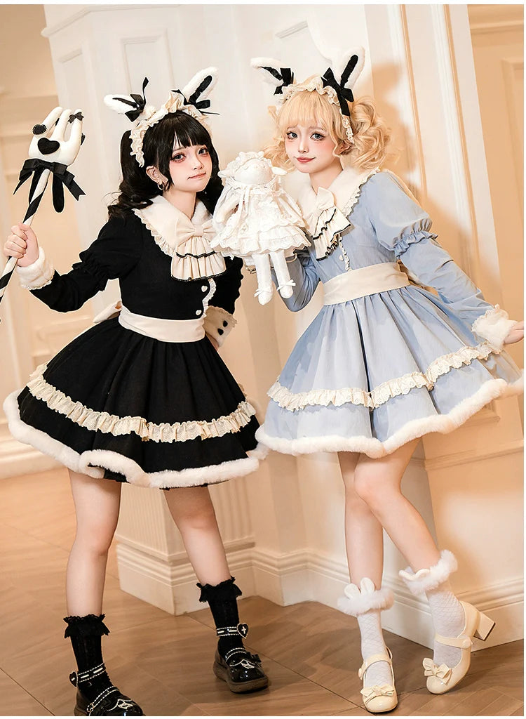 Puppet Box - Kawaii Lolita Bag Lamb Kitten Detachable Bag Dress Hat and Accessories - image 4