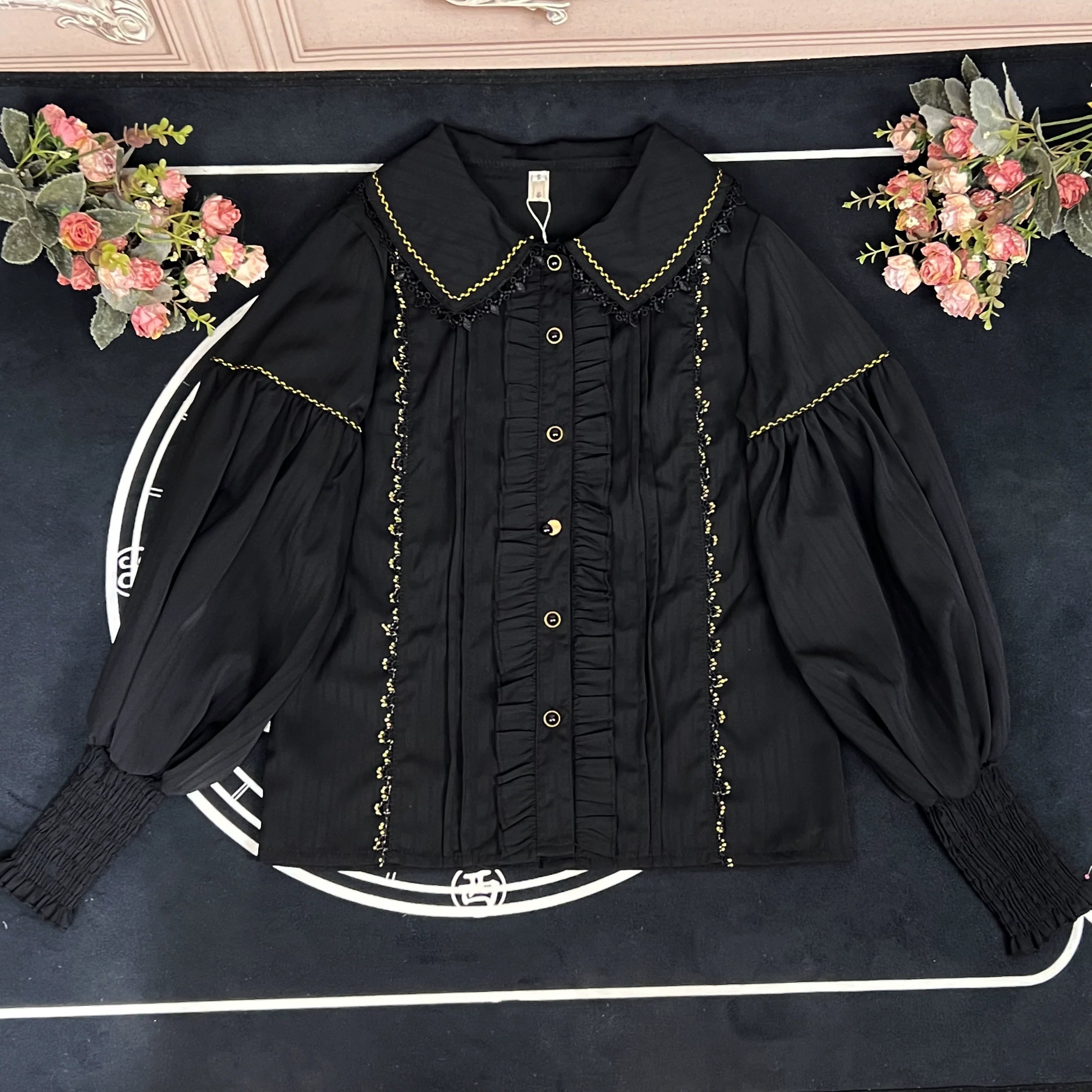 The Heart of the Rose - Elegant Retro Lolita Skirt High Waist SK Blouse - image 19