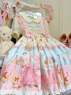 Sheep Pattern Waltz Princess Lolita JSK Salopette - image 11