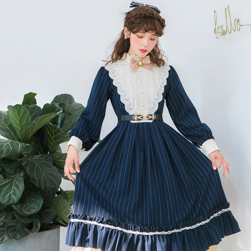 Rose Silhouette - Vintage Classic Lolita OP - image 2