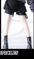 Hunting Rabbit 2.0 - Ouji Lolita Retro Cool Purple Shirt & Shorts Set - image 17