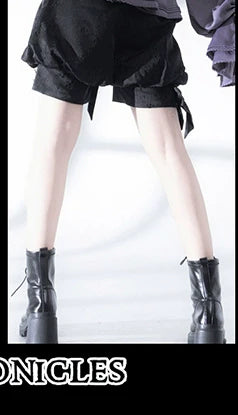 Hunting Rabbit 2.0 - Ouji Lolita Retro Cool Purple Shirt & Shorts Set - image 17
