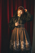 Demon Hunting Notes - Fishbone Gothic Lolita Skirt - image 32