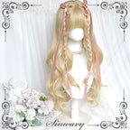 Elegant Lolita Platinum Wig Long Curly Layered Wig - image 3