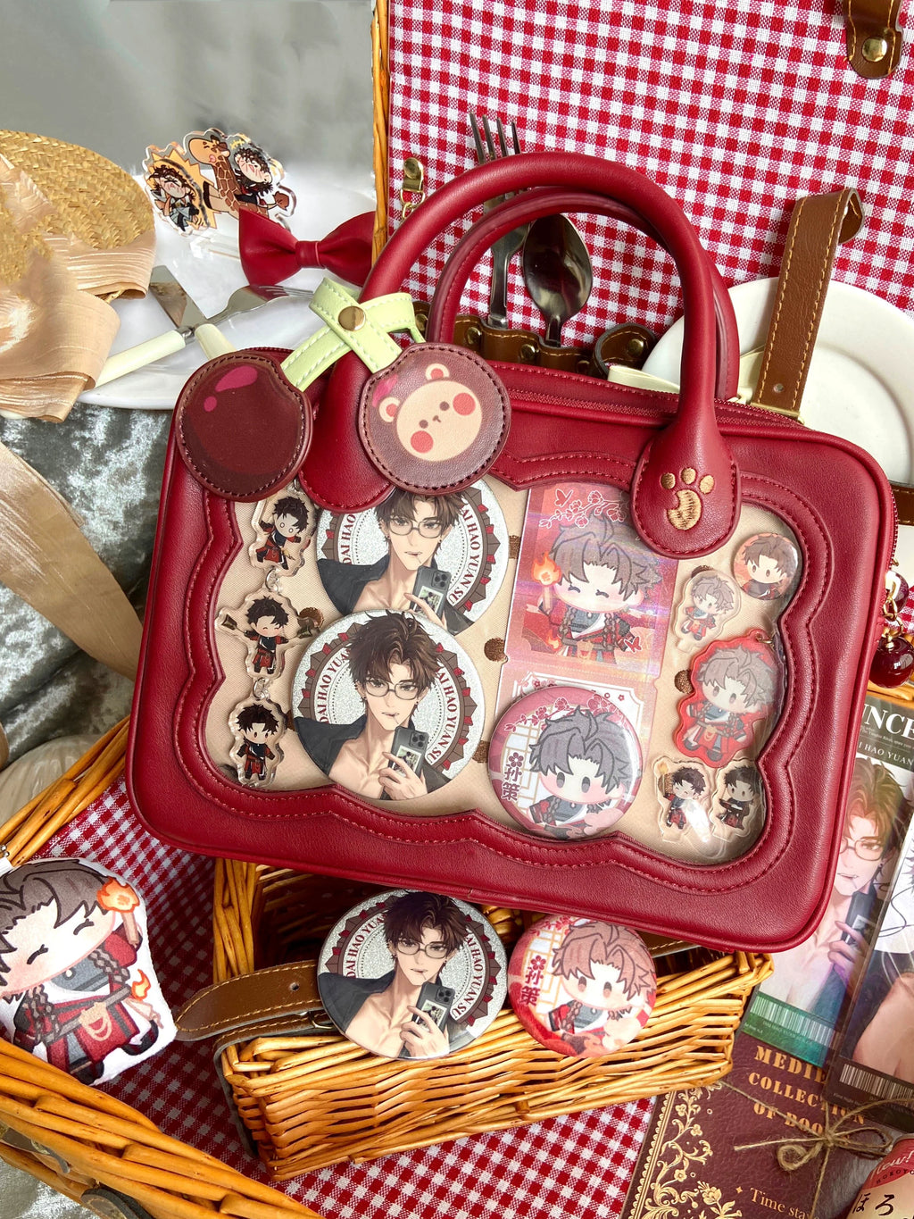Kawaii Lolita Bag Cherry Biscuit Shoulder Crossbody Handbag - image 26