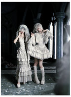 Humanoid Robot - Silver Gothic Lolita Mermaid Skirt Set - image 24