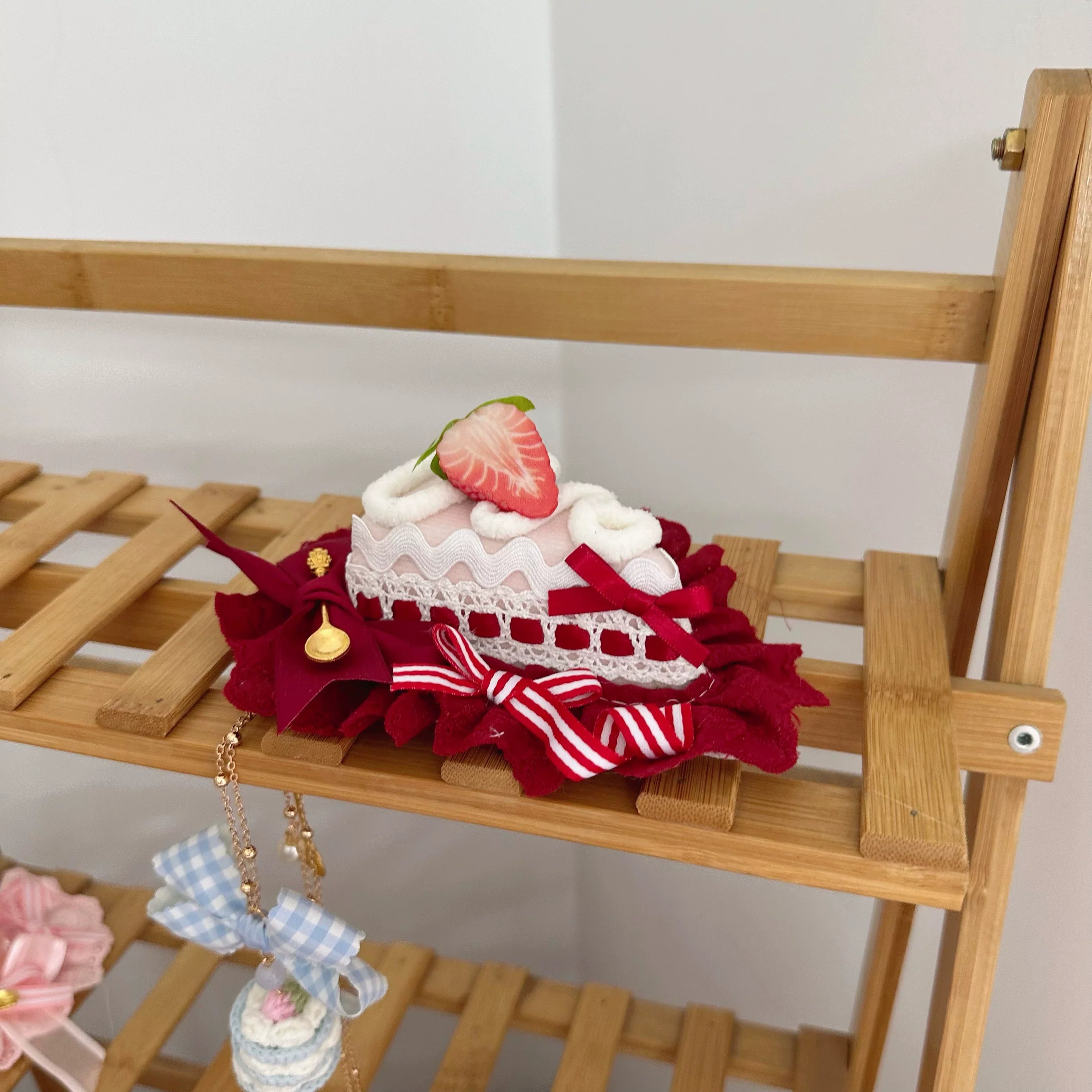 Sweet Lolita Strawberry Cake Headdresses and Jewelry - image 19