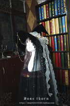 Twinkle Veil Lolita Halloween Witch Hat - image 14