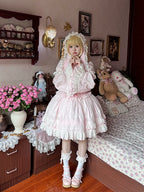 Praying Snowfall Old School Lolita Skirt Suit, Shirt and Cape - image 15