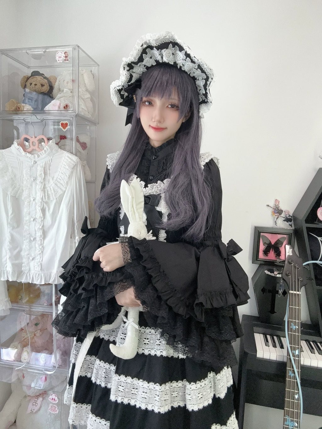 Sweet Lolita Blouse Princess Sleeve Shirt Inner Wear - image 20