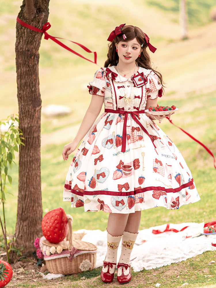 Betty Baby Sweet Lolita OP Dress and Accessories - image 2