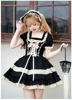 Chapter Seven - Spring Cotton Lolita OP Dress Doll-Like Dress - image 3
