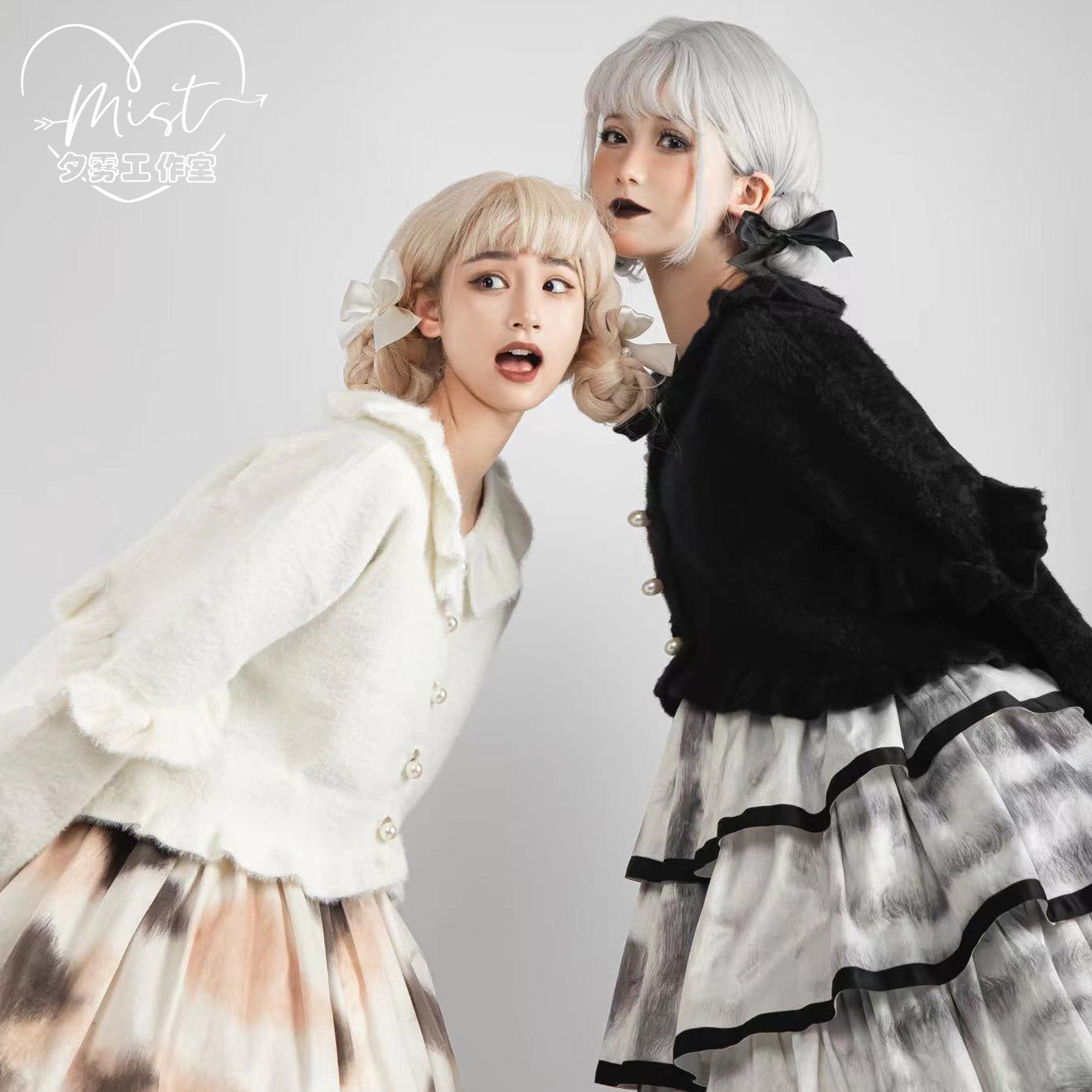 Small Ointment - Sweet Lolita Puff-Sleeve Sweater Coat - image 13