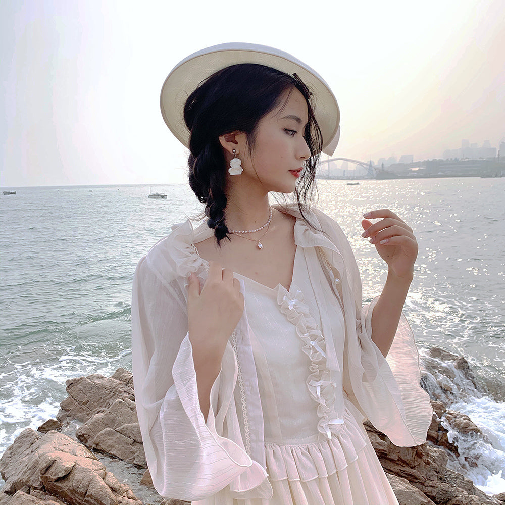 Rhine Riverside - Summer Lolita Chiffon Cardigan - image 30