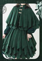 Molten Snowtop - Classic Lolita SK, Cape With Detachable Collar - image 8