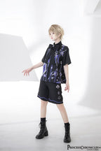 Summer Ouji Lolita Print Loose Shirt Outfit - image 6