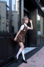 Ouji Lolita Brown Short Set - image 3