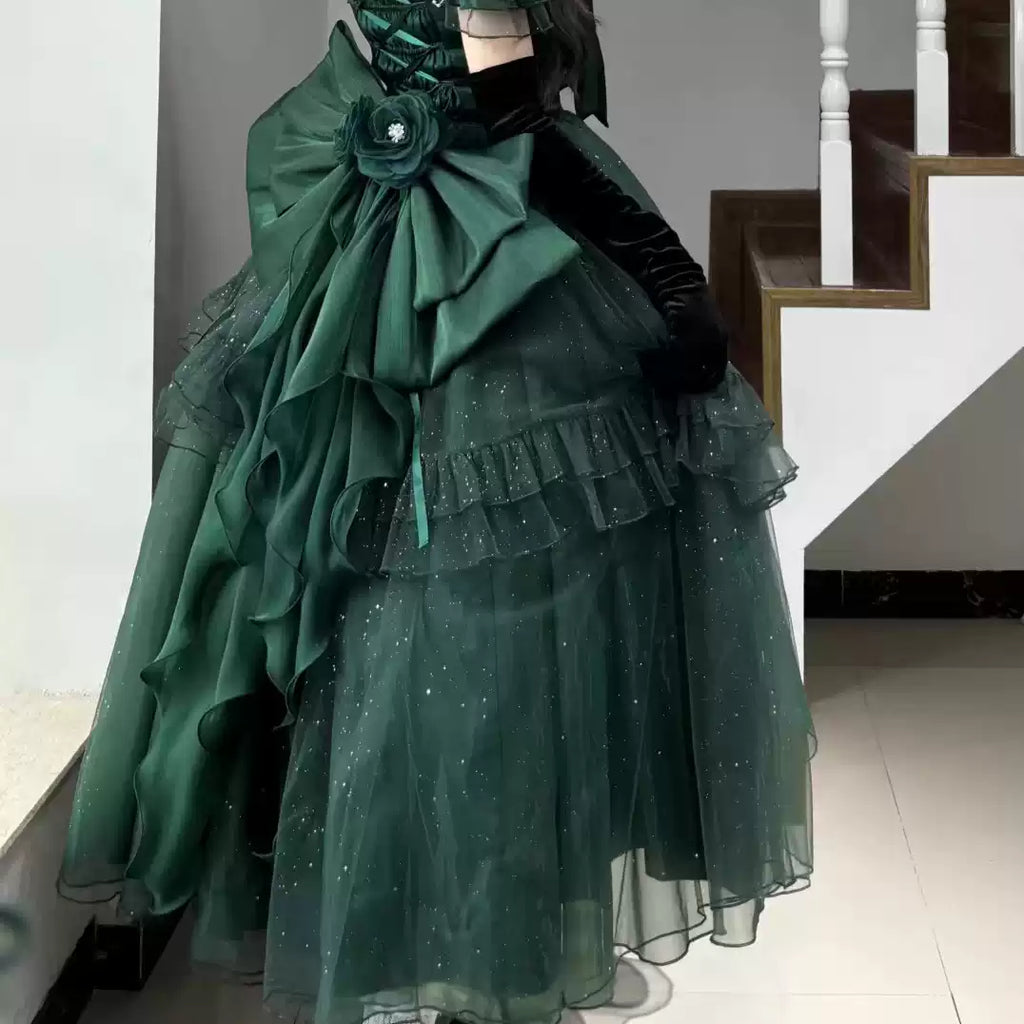 Milky Way - Brilliant Princess Lolita Prom Dress Multicolors Long Dress - image 6