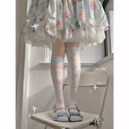 Macaron Printed Lolita Knee Stockings - image 2