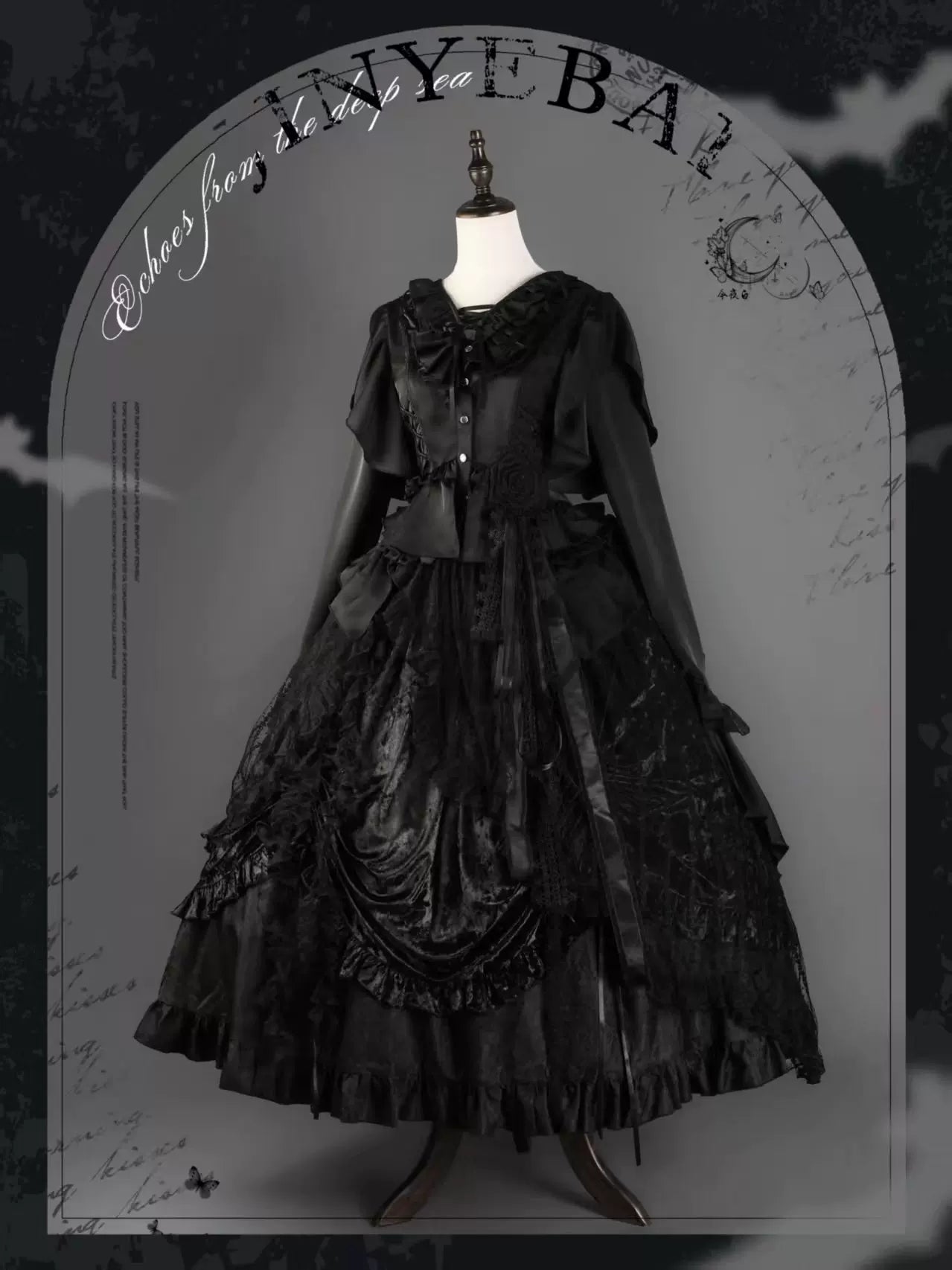 Abyssal Echo - Mermaid Inspired Ouji Shirt and Side-Zipper SK Collection - image 19