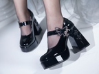The cycle of all things - Lolita High Platform Shoes with Elegant Butterfly Buckle - image 14