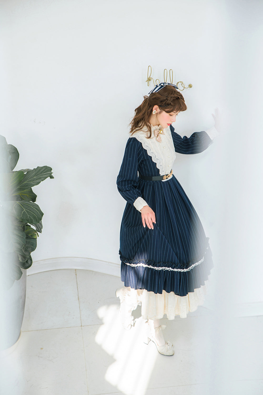 Rose Silhouette - Vintage Classic Lolita OP - image 18