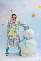 Cute Lolita Bag Cartoon Stars Yellow Plush Bag - image 15