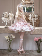 Satin Fantasy Lolita Long Cocktail Dress - image 3